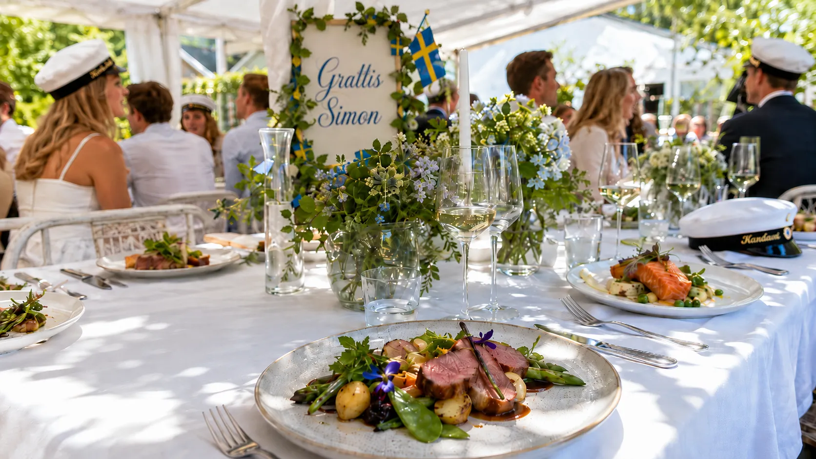 Student från Just Gourmet Catering