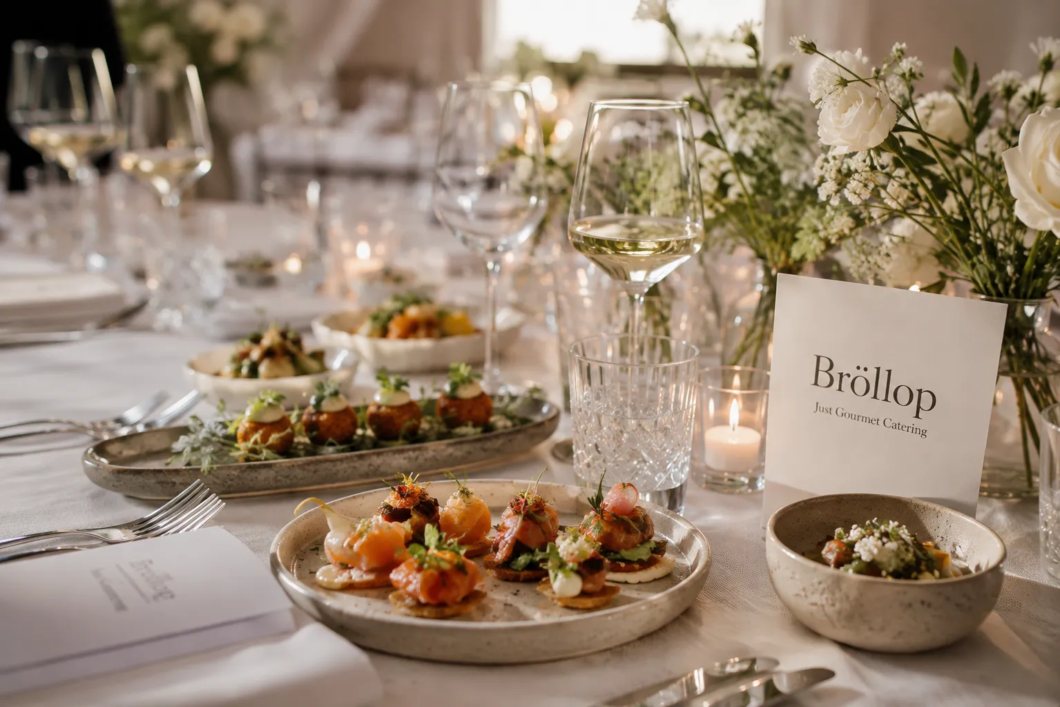 Bröllop från Just Gourmet Catering